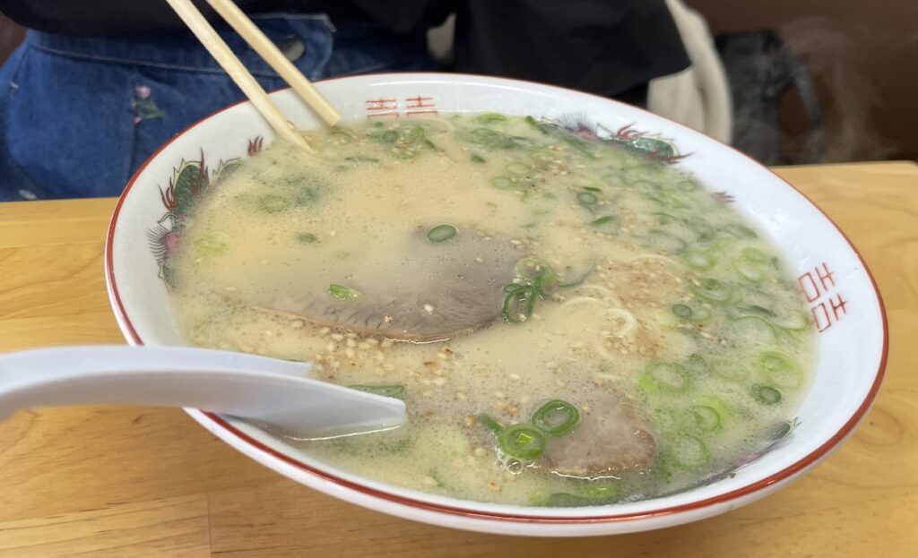 学割ラーメン一心亭小田部