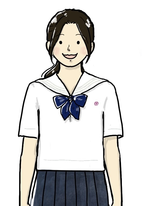 筑紫女学園高校夏服