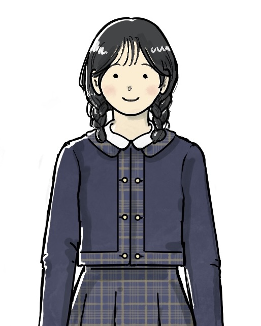 福岡女子高校制服イラスト